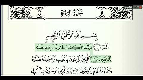 القرآن الكريم صفحة رقم 2 الشيخ وديع اليمني