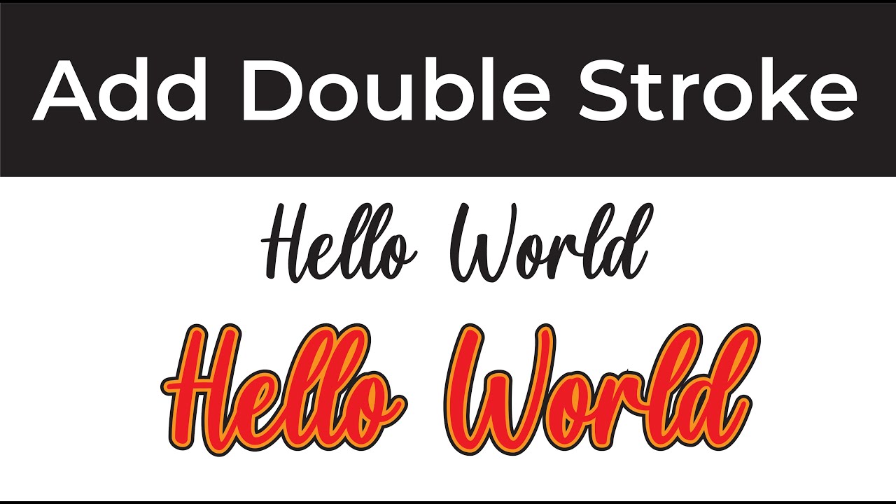 How To Add A Double Stroke In Text Adobe Illustrator Tutorial In URDU how-to-add-a-double-stroke-in-text-adobe-illustrator-tutorial-in-urdu
