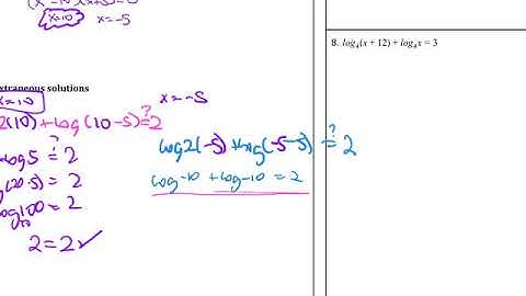 Ch 6 6 Day 2 Solving Logarithmic Equations Ex 4