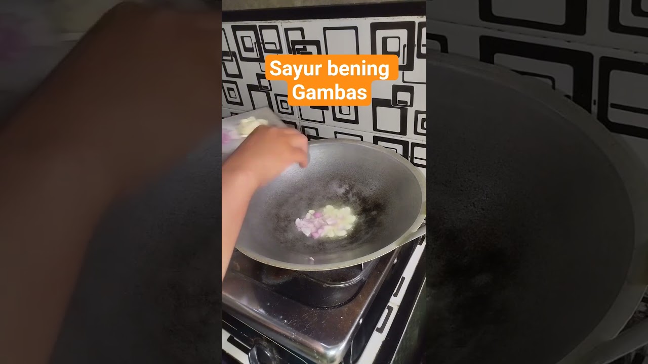 resep simpel sayur bening gambas 