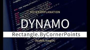DYNAMO NOTES EXPLANATION : 03.02.11.05 Rectangle ByWidthLength (width,length)