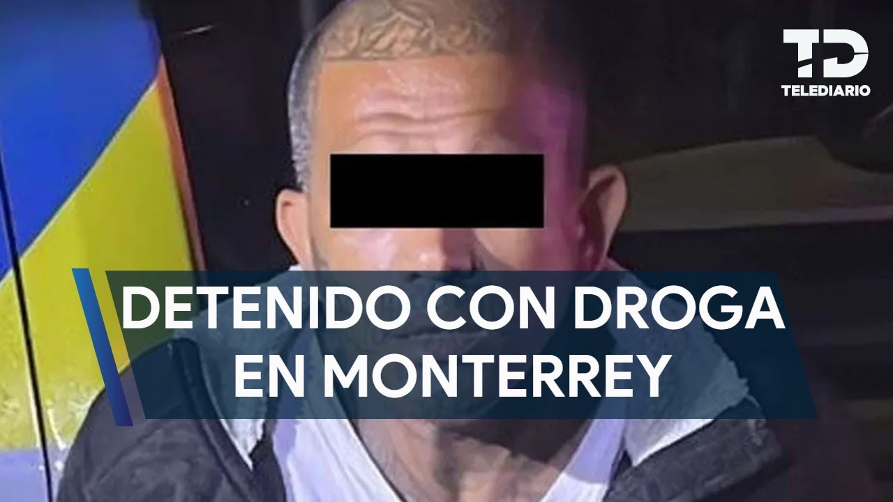 Detienen a hombre con droga en el centro de Monterrey - YouTube