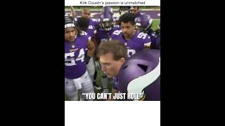 Kirk Cousins INSANE Pregame MOTIVATIONAL SPEECH Vikings #shorts #nfl #vikings #raiders #afc #afcwest