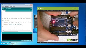 Arduino : 連接至電腦使得1個 Led 閃爍