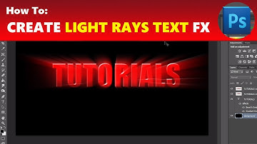 How To: Create a Light Rays Explosion Text Effect in Photoshop