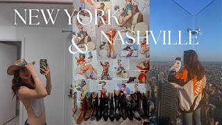 A Week in my Life in New York &amp; Nashville | vlog