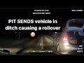 Arkansas State police PIT sends car to the ditch | rollover pit #police #pursuit  #policechase