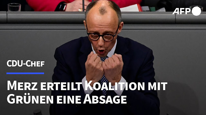 Merz erteilt Koalition mit Habecks Grünen eine Absage | AFP