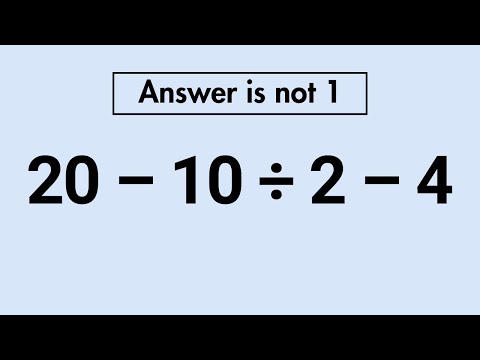 90% of People Fail This Easy Math Question!