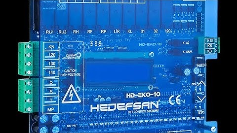 HEDEFSAN HD-EKO-10 LIFT 🛗 CONTROL SYSTEMS SETTING