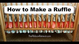 Learn how to make a basic ruffle that can be used with many different projects. We have listed a few of these fun projects below with 