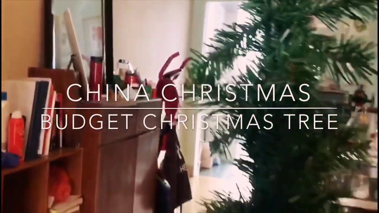 HOW TO DECORATE A CHRISTMAS TREE IN CHINA YouTube