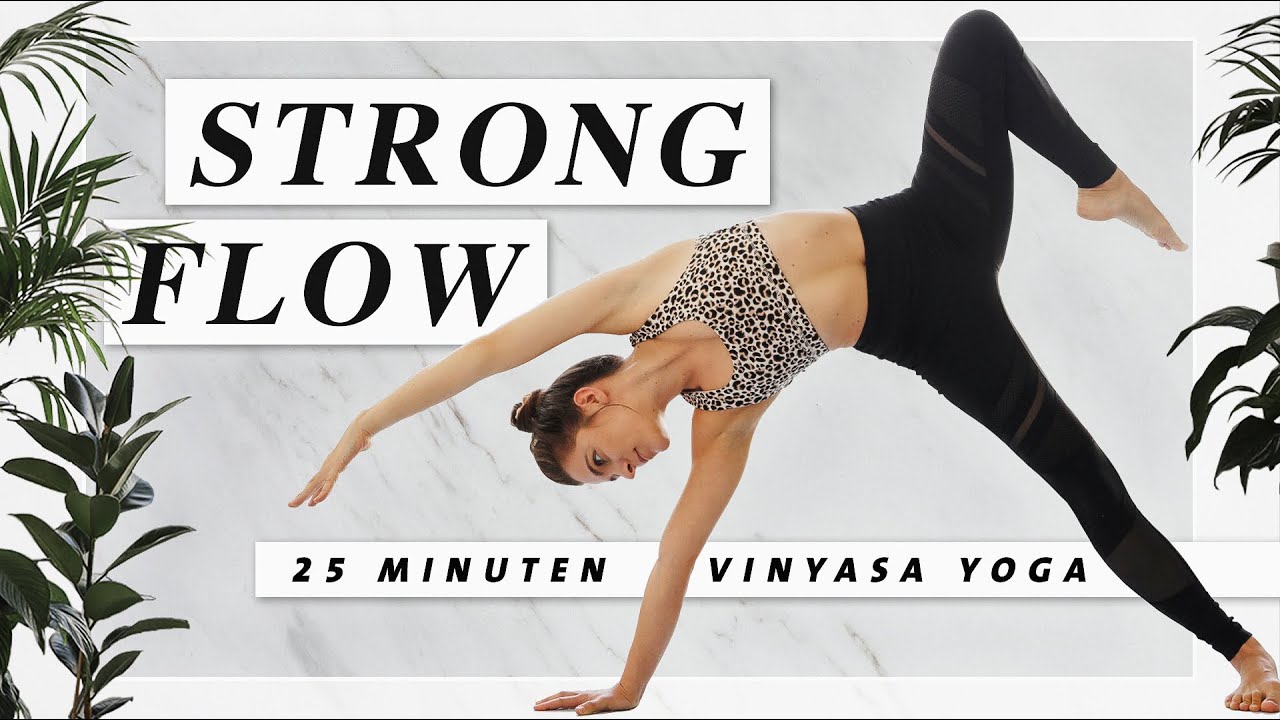 10 MIN STRONG YOGA WORKOUT - flowy stretching \u0026 yoga inspired exercises