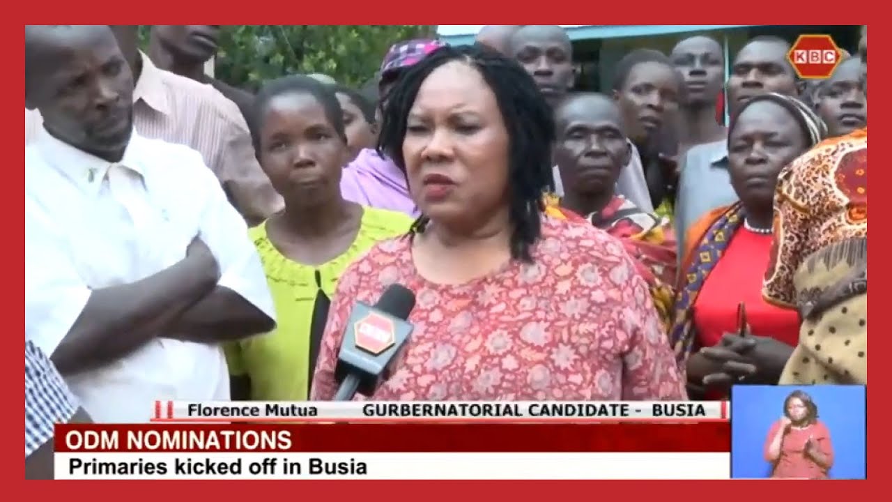 ODM party nominations in Busia - YouTube