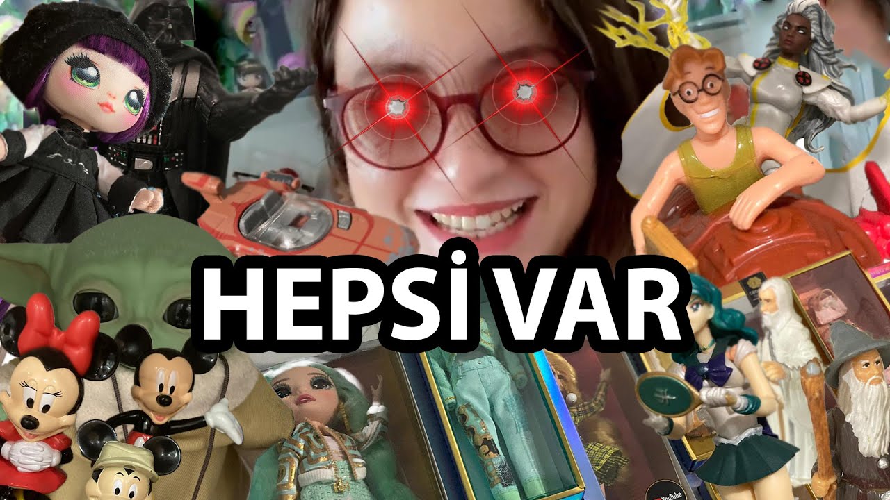 EV  KOLEKSİYON TURU HOUSE TOUR COLLECTION REVIEW BARBIE DISNEY MARVEL MONSTER HIGH STAR WARS LOL