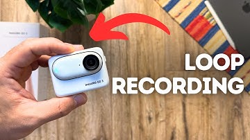 How to use loop recording on the Insta360 Go3?