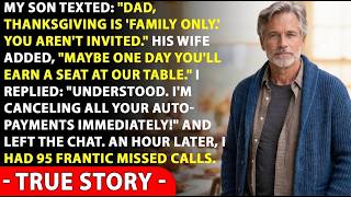 “You Don’t Deserve To Sit At Our Table!” – Said My Daughter-In-Law On Thanksgiving, So....!