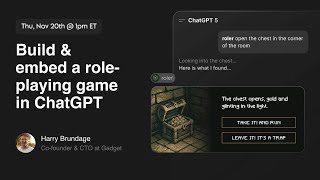 Build a role-playing game... as a ChatGPT app!