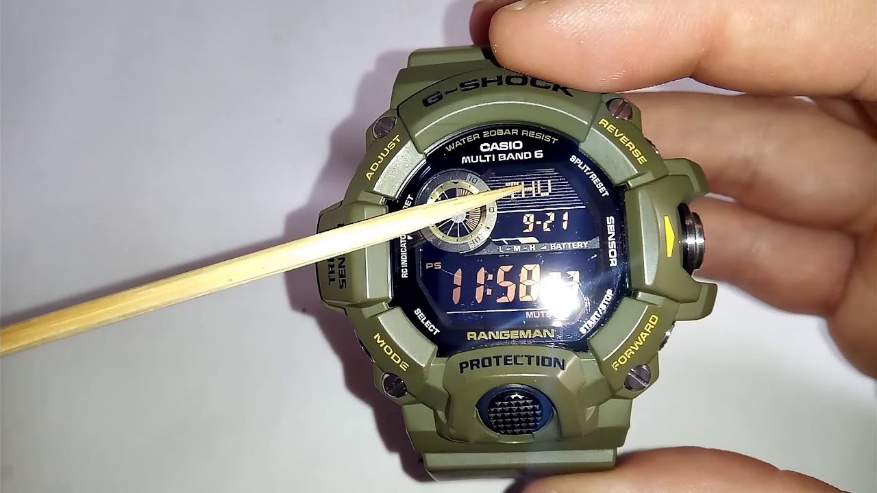 Reloj militar G-Shock Rangeman 9400 1 - YouTube