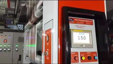 High Speed Flexographic printing press   200 mpm