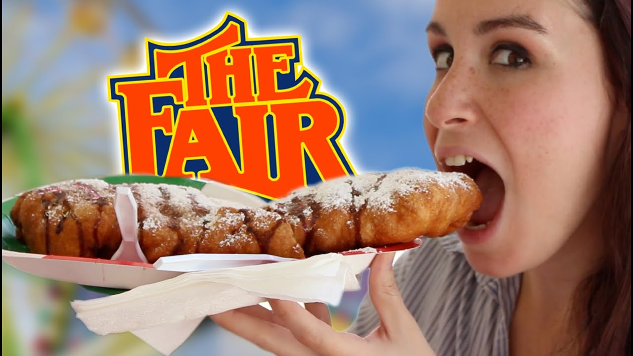 WE TRY New York State FAIR FOOD | HellthyJunkFood