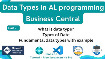 data types in business central | al programming tutorial | al programming language | #gomstechtalks
