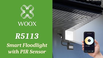 R5113 Smart WiFi Floodlight with PIR sensor