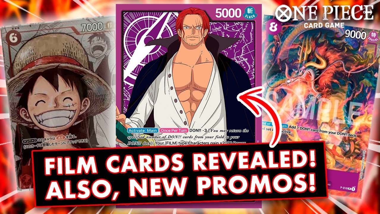 FILM STARTER DECK CARDS REVEALED! ALSO, NEW PROMOS! ONE PIECE CARD