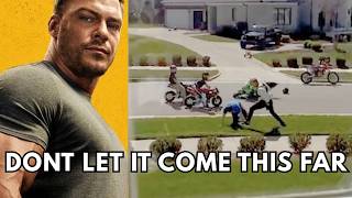 Road Rage while riding a Motorcycle / The Alan Ritchson Situation