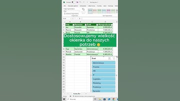 📊 Dynamiczne Filtry w Excelu – FRAGMENTATORY w Akcji! 🎯  #excel #exceltips #kursexcel #pracaexcela