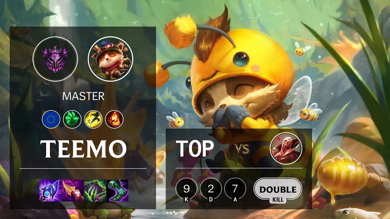 Teemo Top vs Vladimir - EUW Master Patch 10.25