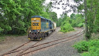 CSX B710 Runs on now Abandoned E. Walpole Industrial Track! 6/5/20