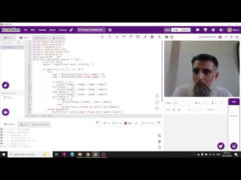 Simple Calculator | International Teacher Training Program on Python | Pictoblox