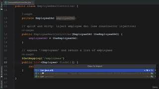 04 - NEW - REST CRUD APIs_032 Spring Boot REST DAO   Coding   Part 3