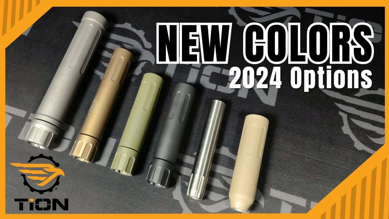 Tion Color Announcing: NEW Suppressor Colors from TiON for 2024 🥳🥳 - YouTube