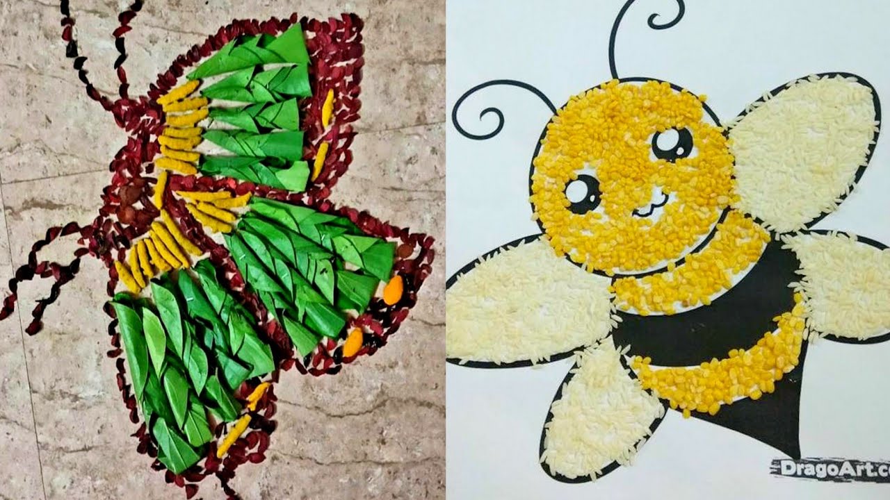 latest DIY pulses craft ideas/ unique pulses craft for bignners