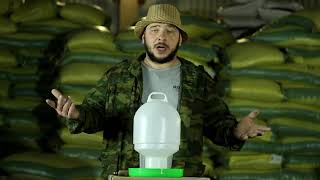 НЕОБЫЧНАЯ ПОИЛКА ДЛЯ ПТИЦ(уток.кур.гусей т.д)