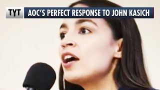 AOC Responds To John Kasich Dig From DNC