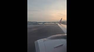 AirAsia ✈️ Takeoff | KLIA Kuala Lumpur to Singapore 🌅 | Engine View | Natural Sound | AK703