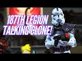 THEY TALK NOW?! Disney Power Force 187th Legion Talking Clone Trooper Figure Review!