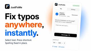 JustFixMe product demo