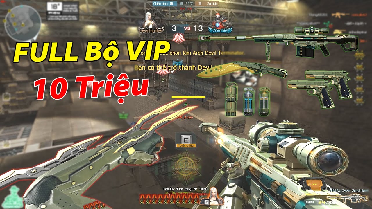 Full Bộ 3z VIP Cyber Sand Hawk Hơn 10 Triệu Đồng - YouTube
