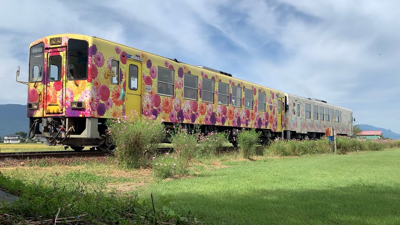 YR-880形(YR-888｢ダリア｣＋YR-882｢花結びより｣）』2023/9/28(山形鉄道