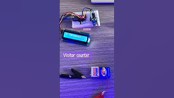 Visitor Counter Project Using Arduino and Laser #shorts #arduinoproject #irsensor