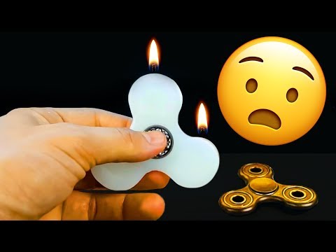 6 AMAZING AND EASY DIY SPINNERS || CANDLE FIDGET SPINNER