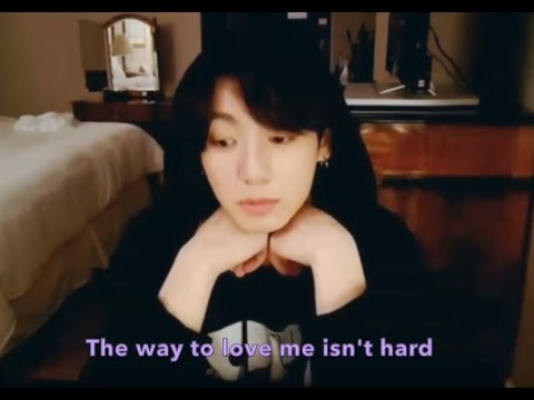 Jungkook singing 'Only Then' - ENG SUB