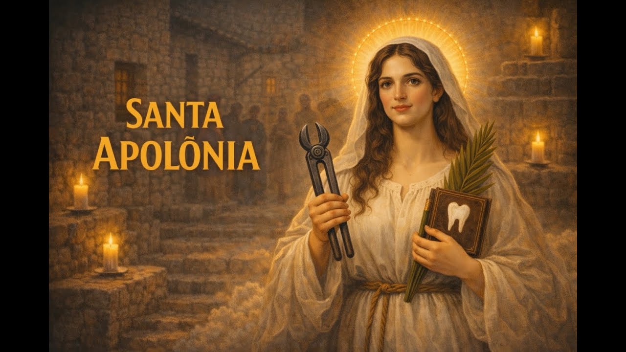 SANTA APOLÔNIA DE ALEXANDRIA | O Segredo Chocante da Santa que Tocou o Céu com Seu Sacrifício