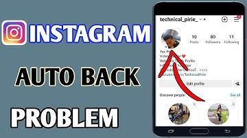 Fix Instagram Auto Back Problem // Instagram Keeps Stopping Error