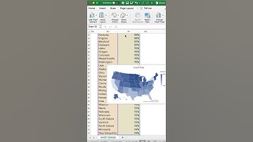 How to Add Maps in Excel | Dynamic Filled Map in Excel | Data Visualization (Excel Tutorial) #shorts