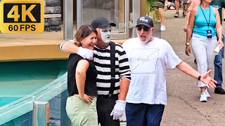 The famous mime Tom from SeaWorld Orlando  Tom the mime #tomthemime #seaworldmime #seaworldorlando